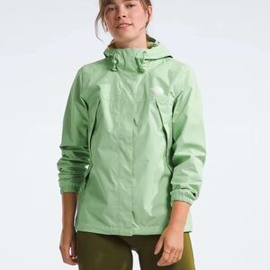 The North Face Antora Jacket Misty Sage Waterproof Rain Jacket Women’s XS